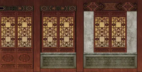 巩义隔扇槛窗的基本构造和饰件